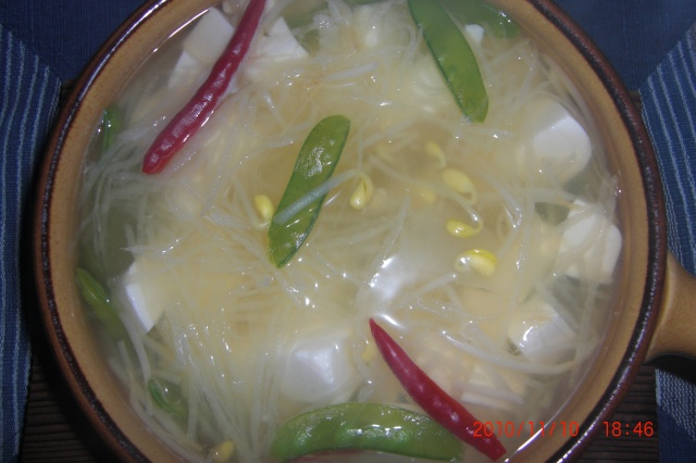 豆モヤシスープ